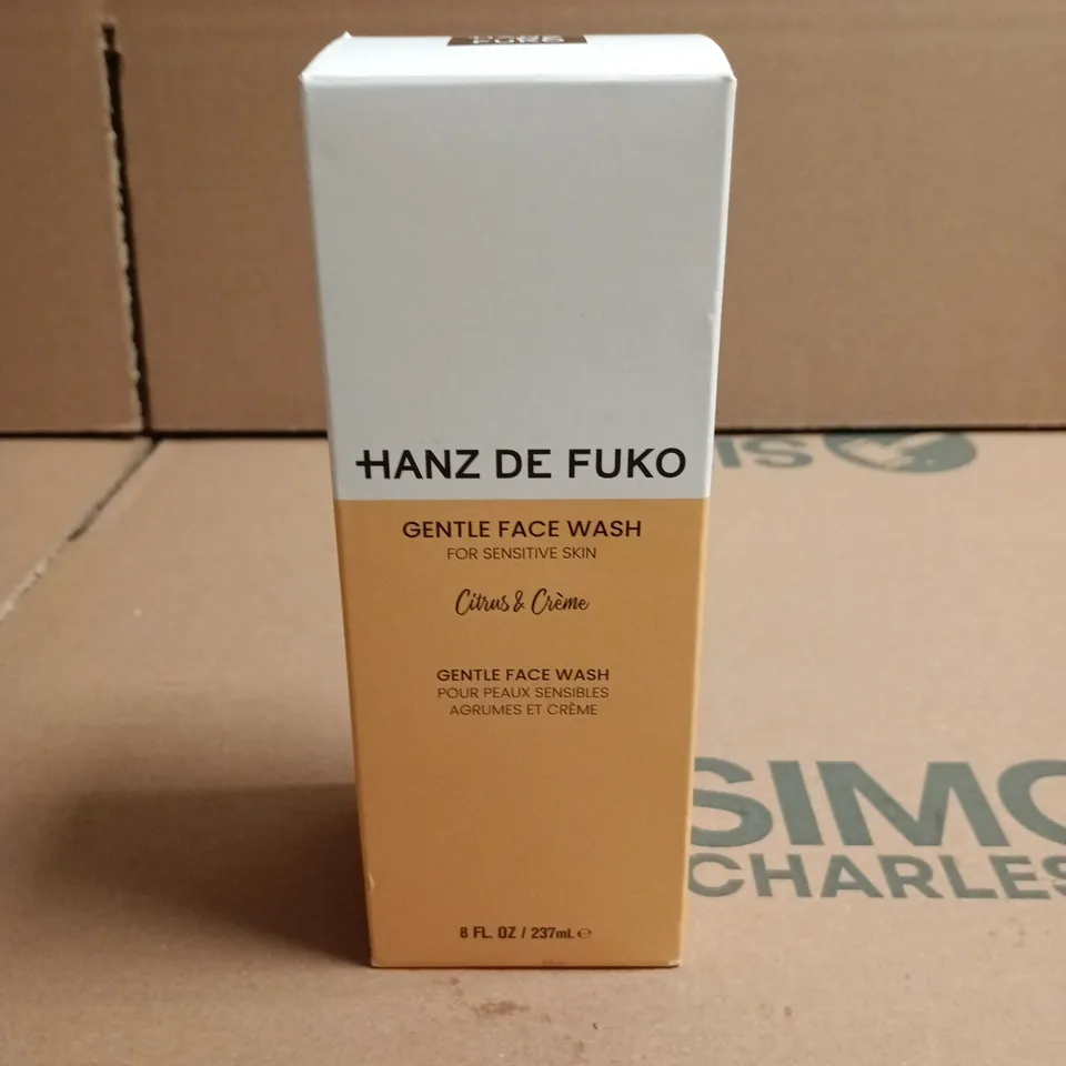 HANZ DE FUKO GENTLE FACE WASH – CITRUS & CRÈME (SENSITIVE SKIN) 237ML