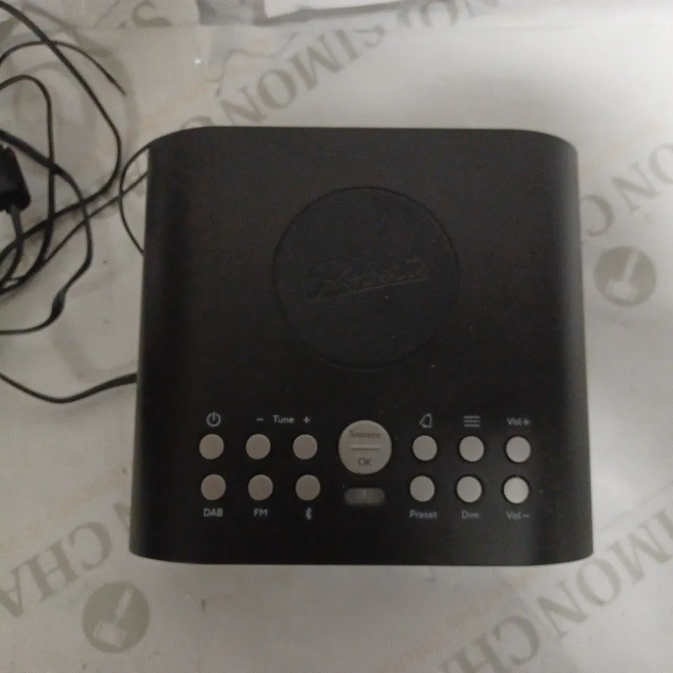 ROBERTS ORTUS DAB CHARGE FM RDS/DAB+/BLUETOOTH/WIRELESS CHARGING ALARM CLOCK RADIO BLACK
