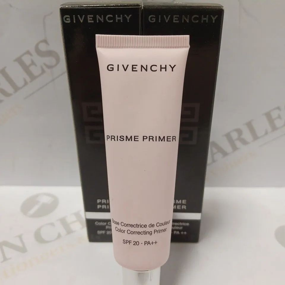 LOT OF 2 X 30ML GIVENCHY PRISME PRIMERS - 02 ROSE