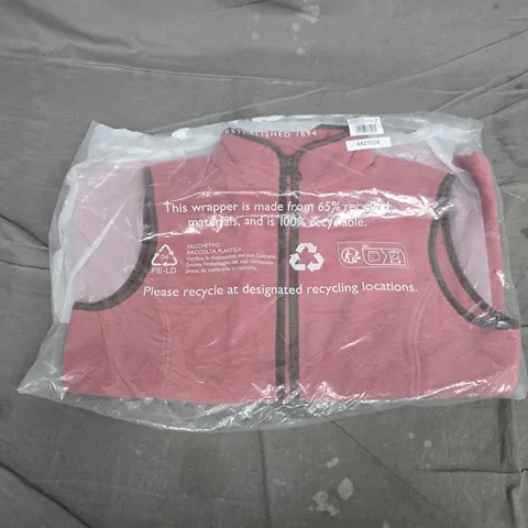 BAGGED BARBOUR COUNTRY COLTON FLEECE GILET β UK 14 (WOMEN) PINK