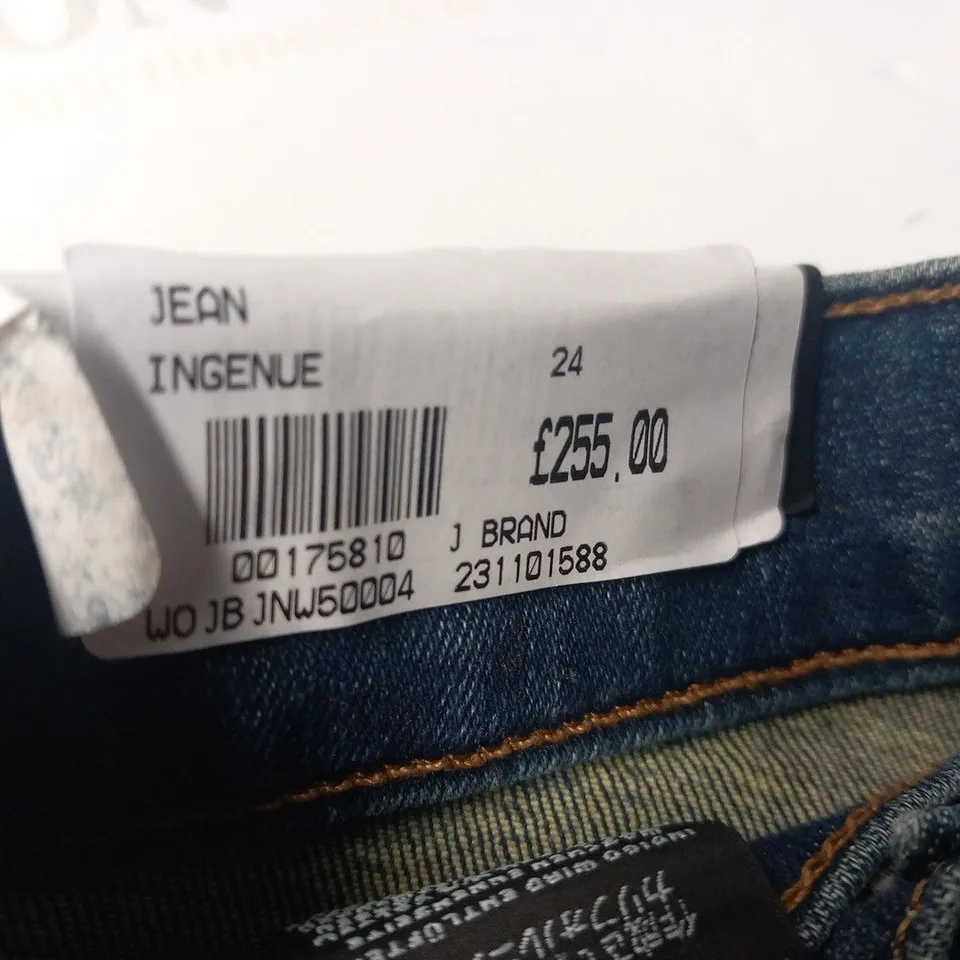 J BRAND MARIA HIGH RISE SKINNY LEG INGENUE JEAN SIZE 24