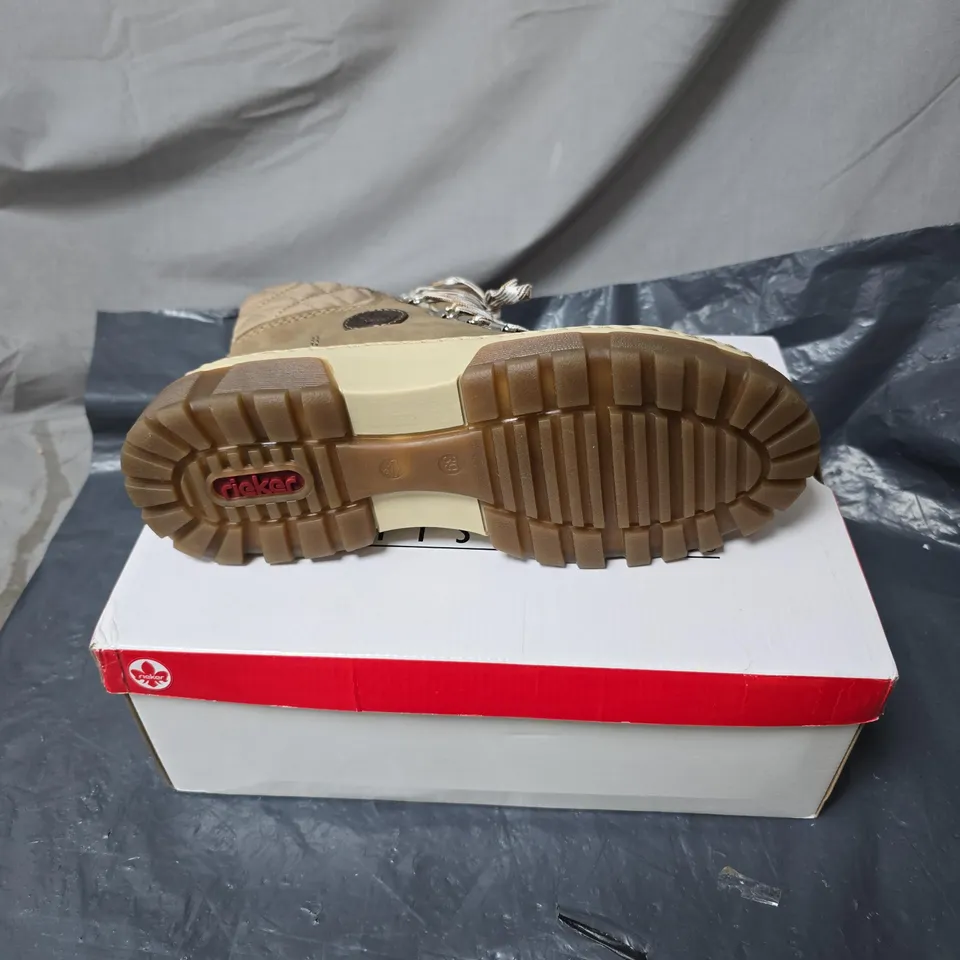 RIEKER WOMEN'S TAUPE HIKING BOOTS SIZE 39