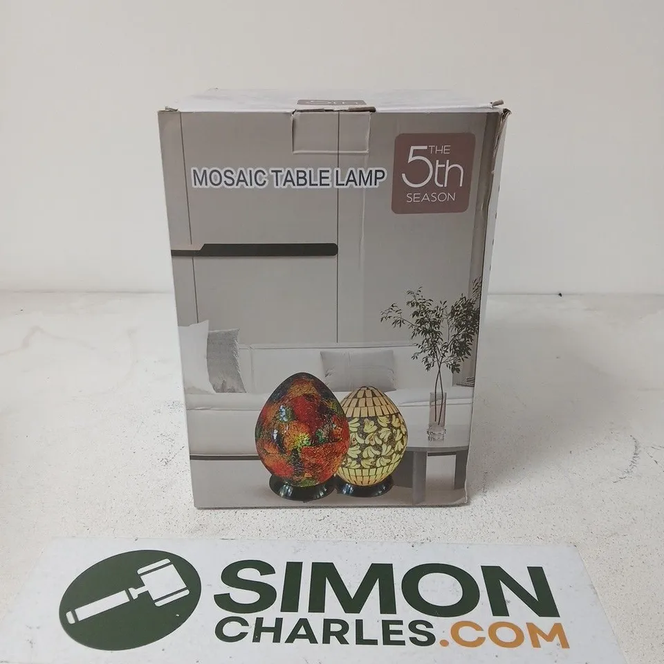 THE 5TH SEASON MOSAIC TABLE LAMP