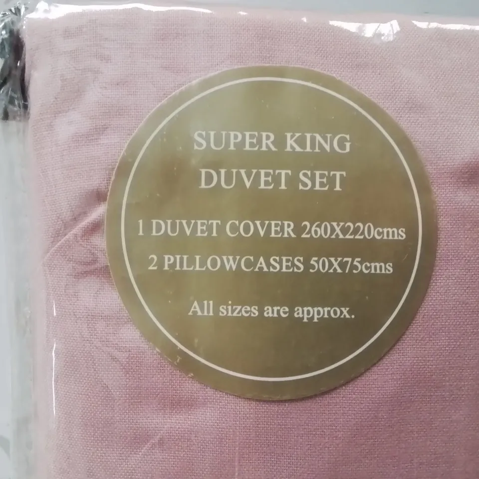 BRAND NEW SIGNATURE GAVENO CAVAILIA SUPER KINGSIZE DUVET COVER SET  -PINK-