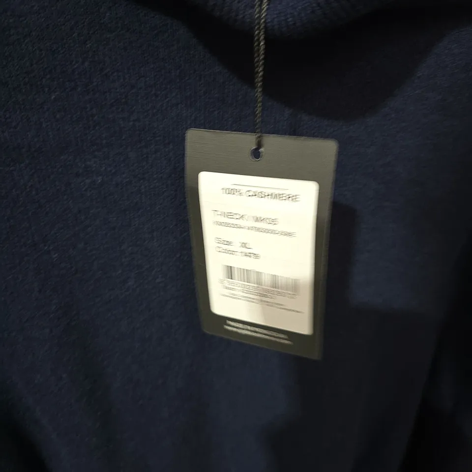 JOHN LEWIS TURTLE NECK KNIT – NAVY, SIZE XL