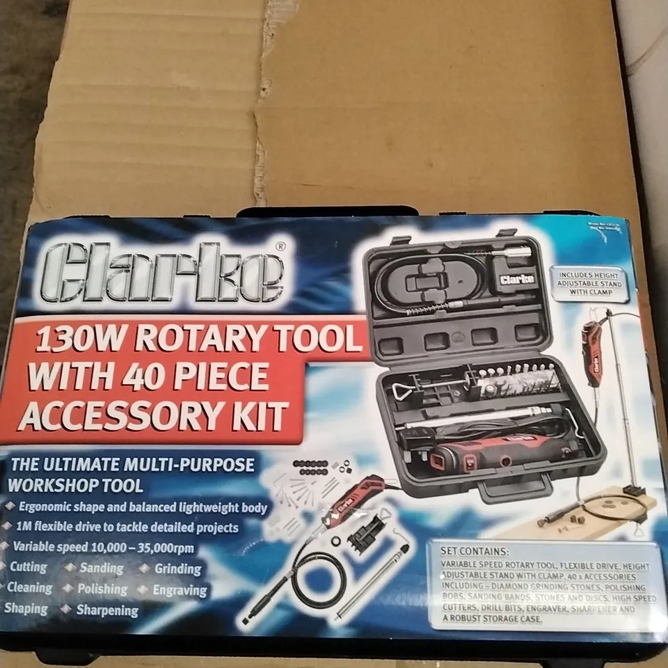 CLARKE 130W ROTARY TOOL 