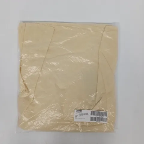 BAGGED VERO MODA LINEN LOOK CAMI STRAP MIDI DRESS IN YELLOW SIZE MEDIUM