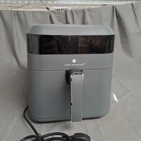 BOXED COOK'S ESSENTIALS 5.8L AIR FRYER IN SLATE GREY