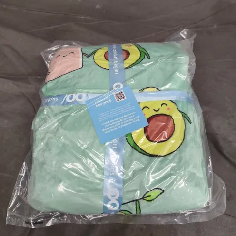 SEALED OODIE OVERSIZED HOODED BLANKET - AVOCADO