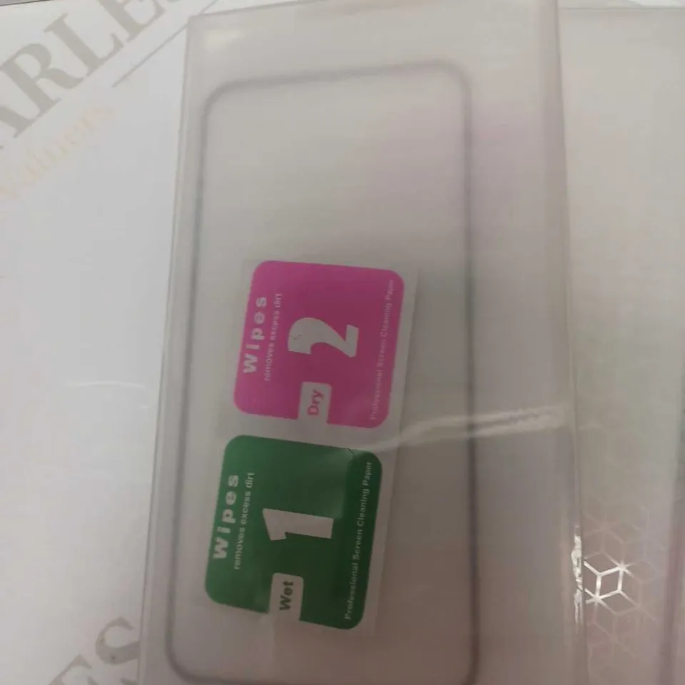 LOT OF FIVE SCREEN PROTECTORS WITH WET AND DRY WIPE