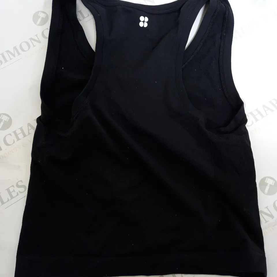 SWEATY BETTY VEST TOP IN BLACK - XS