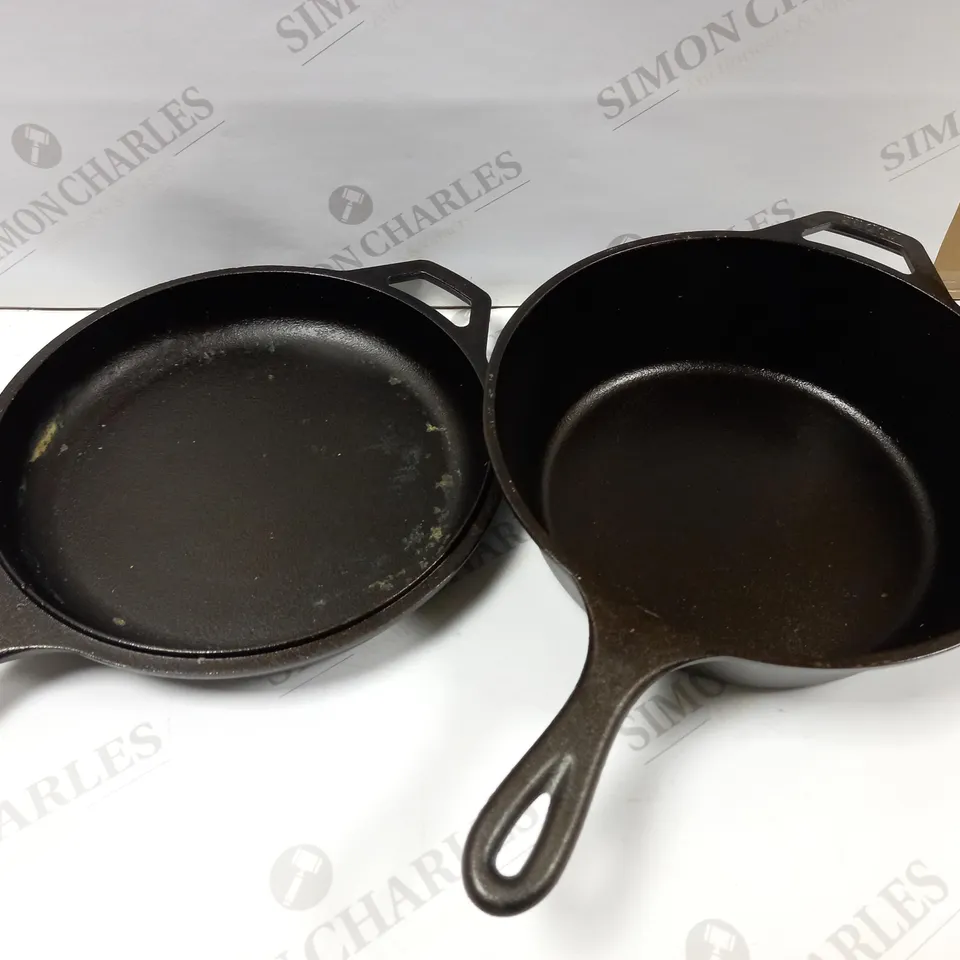 LODGE 3.2 QUART PRE-SEASONED CAST IRON COMBO COOKER