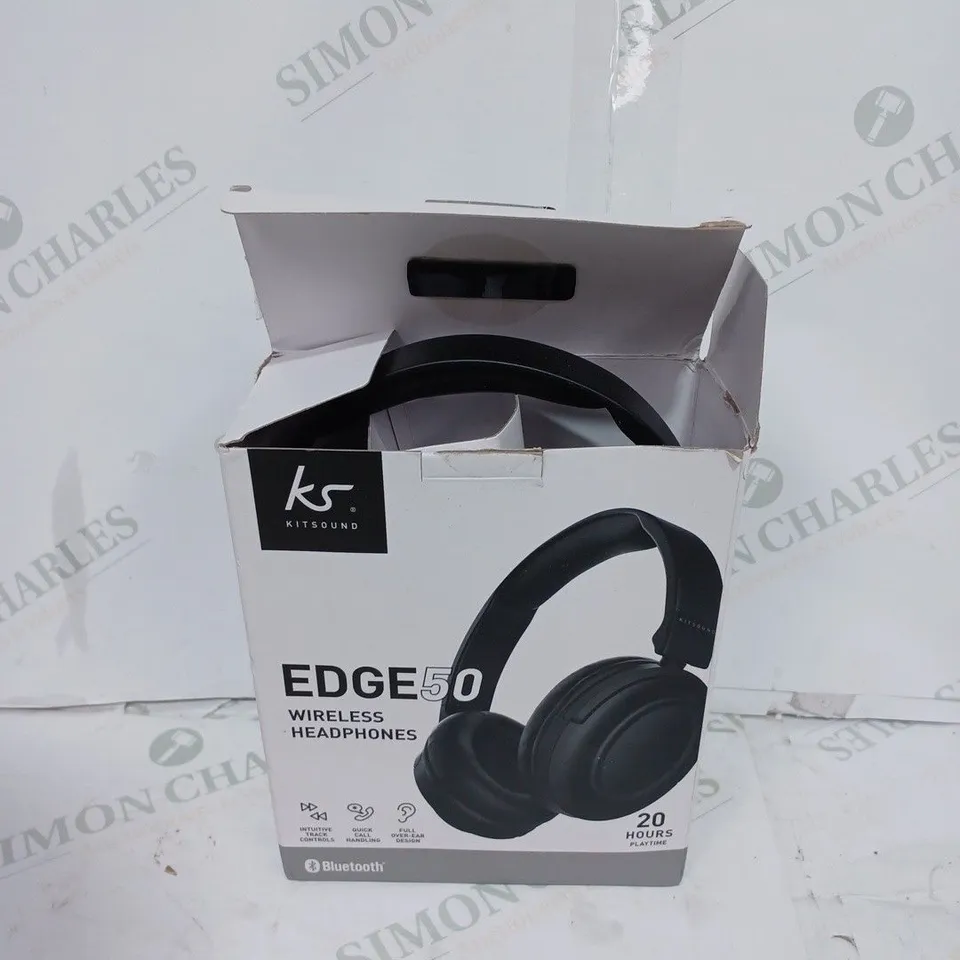 KS KITSOUND EDGE 50 WIRELESS BLUETOOTH HEADPHONES 