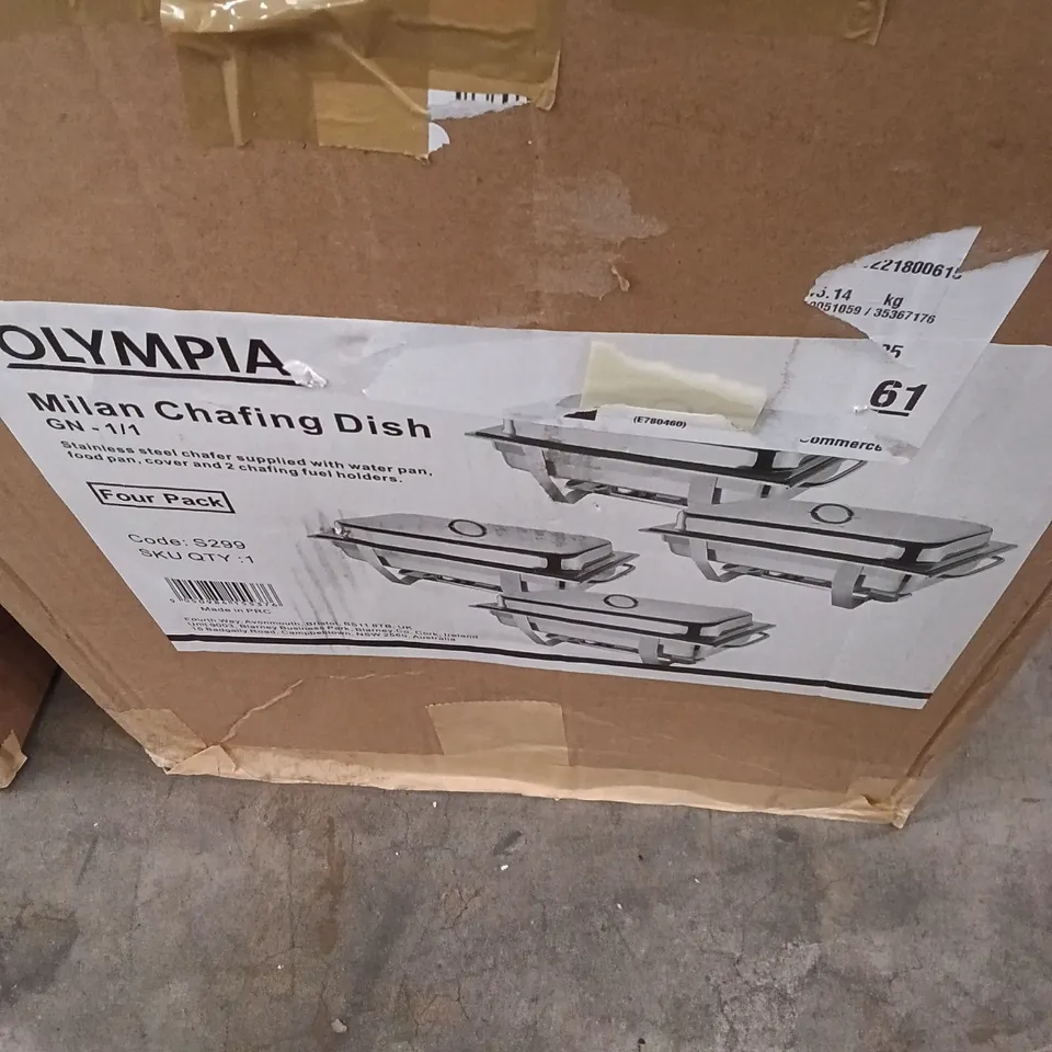 BOXED OLYMPIA MILAN CHAFING DISH