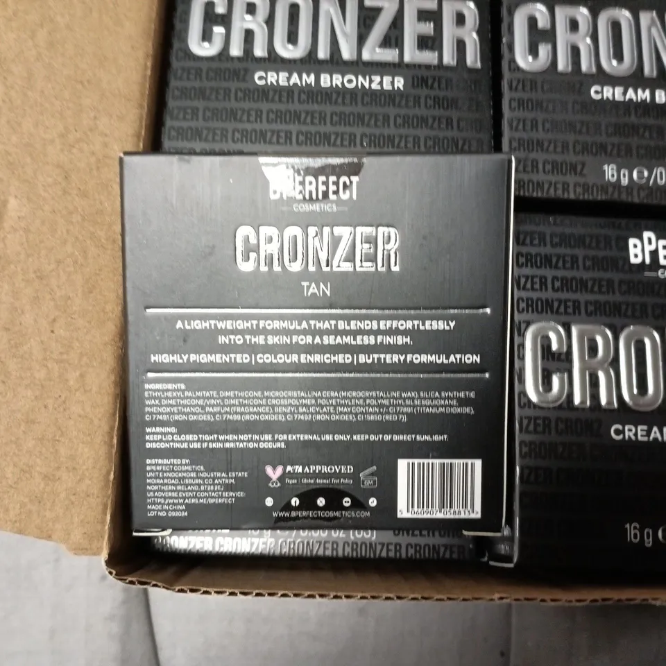 LOT OF 12 SEALED B.PERFECT CRONZER CREAM 18G CREAM BRONZERS - TAN