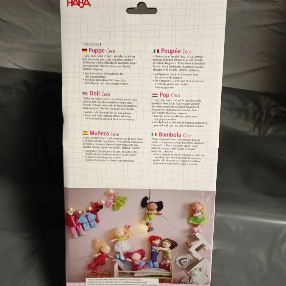 BOXED HABA COCO DOLL