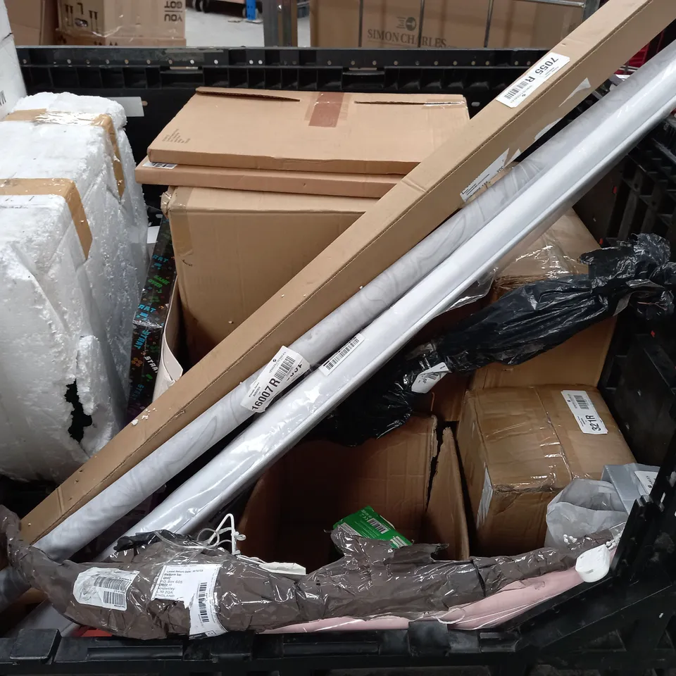 PALLET OF APPROXIMATELY 20 ASSORTED HOUSEHOLD ITEMS TO INCLUDE ONE FOR ALL AMPLIFIED HDTV INDOOR AERIAL, DECORATIVE METAL FROG SCULPTURE, HOMEDICS UV CLEAN PORTABLE SANITISER BAG, ETC - COLLECTION ONL