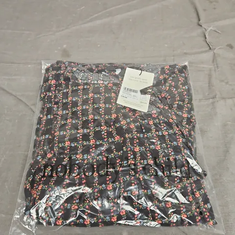 BAGGED NOBODYS CHILD JOANNA MIDI DRESS - SIZE 14
