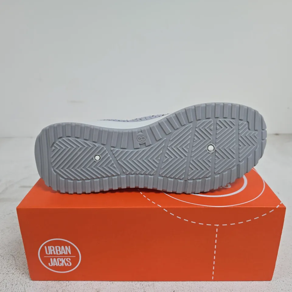URBAN JACKS COCKTAIL GREY SIZE 8 BOXED