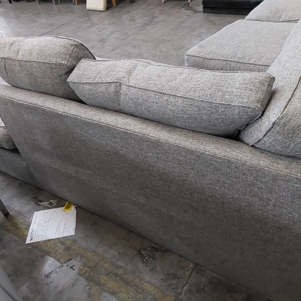 DESIGNER CORNER SOFA IN GREY FABRIC