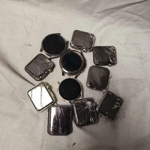APPROXIMATELY 10 ASSORTED DAMAGED/FAULTY SMARTWATCH UNITS