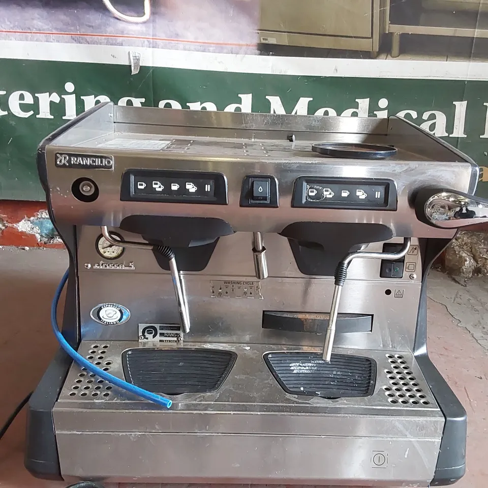 RANCILIO CLASSE 5 COMMERCIAL 2 GROUP ESPRESSO MACHINE 