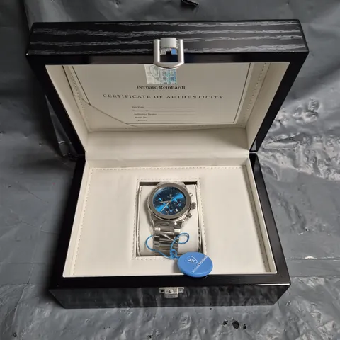 MENS BERNARD REINHARDT CHRONOGRAPH WATCH – 316S STAINLESS STEEL CASE & STRAP