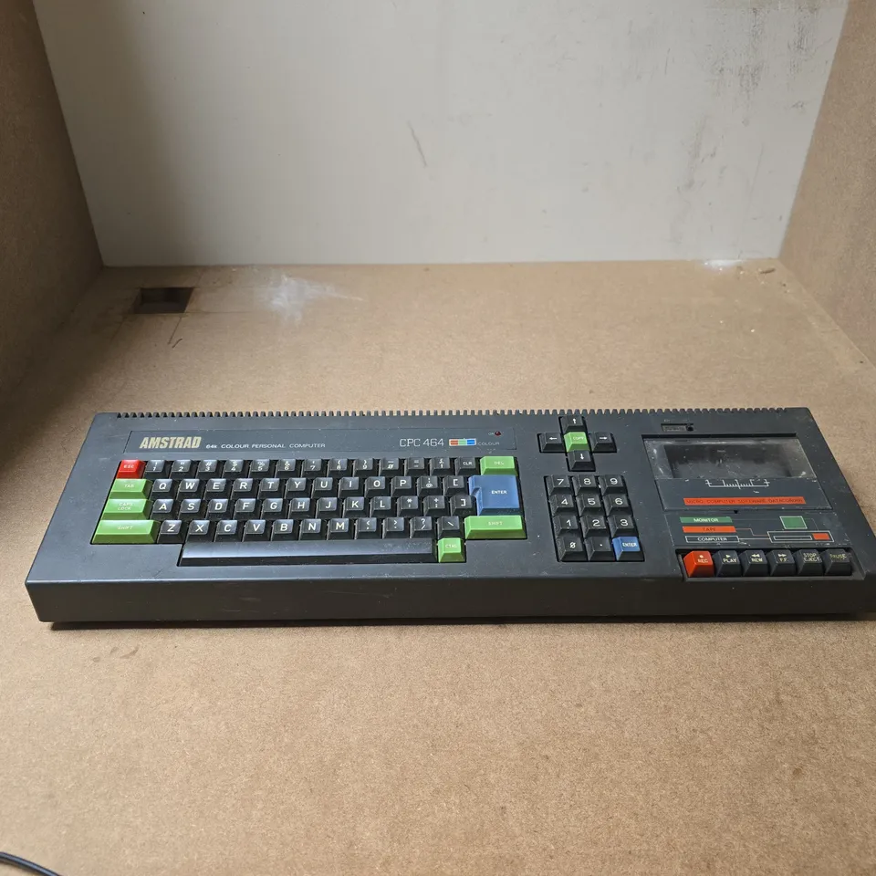 AMSTRAD CPC 464 64K MICROCOMPUTER UNBOXED