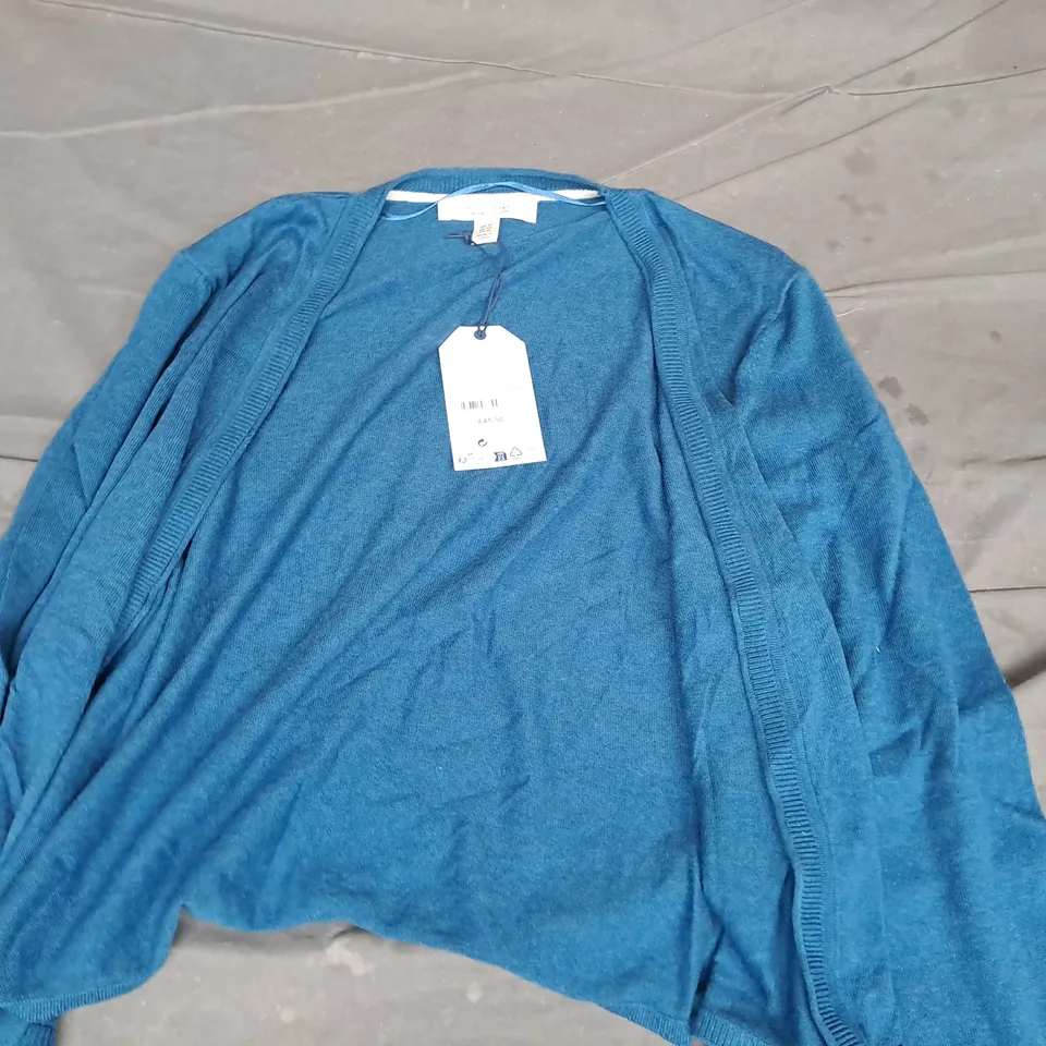 SEASALT CORNWALL CARDIGAN IN BLUE SIZE UK 16