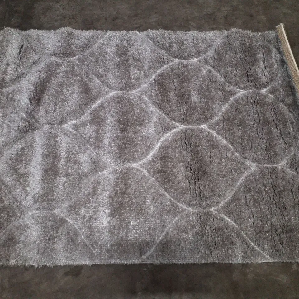 BRAND NEW PACO HOME PALMA 333 RUG IN GREY - 120×160CM 