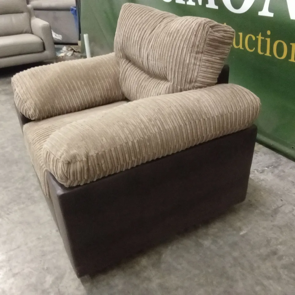 ARMSTRONG ARMCHAIR - BROWN RRP £449
