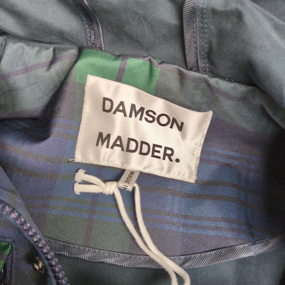 Damson Madder LIU Raincoat - Navy Check, UK8