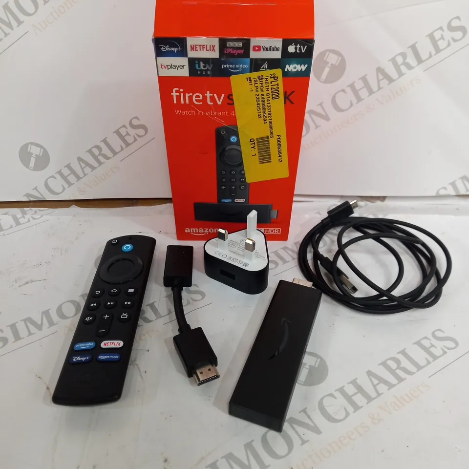 AMAZON FIRE TV STICK 4K BLACK 