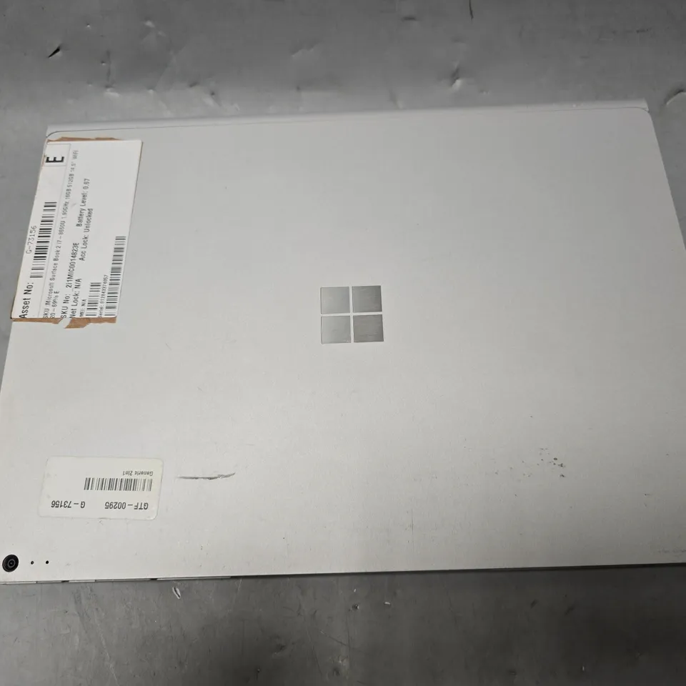 MICROSOFT SURFACE BOOK 2 