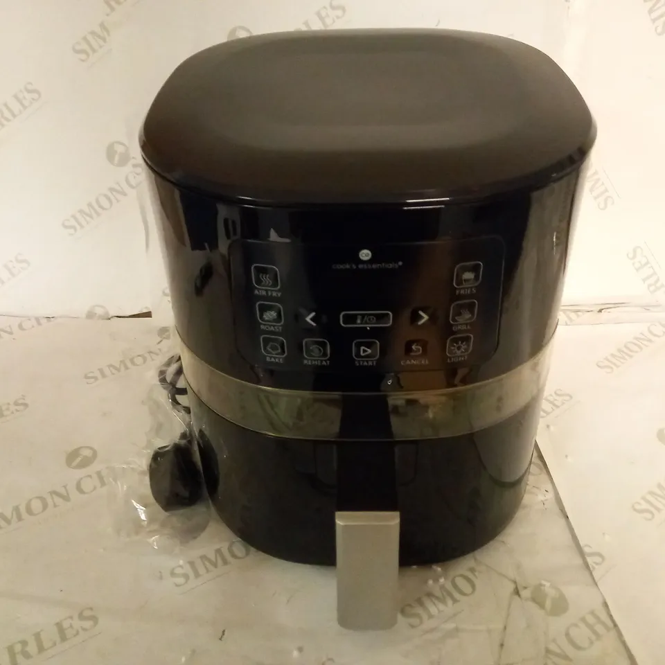 COOK'S ESSENTIALS 4.0L AIR FRYER - BLACK