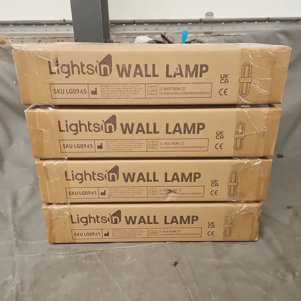 LIGHTSIN WALL LAMP – BOXED (SET OF 4)