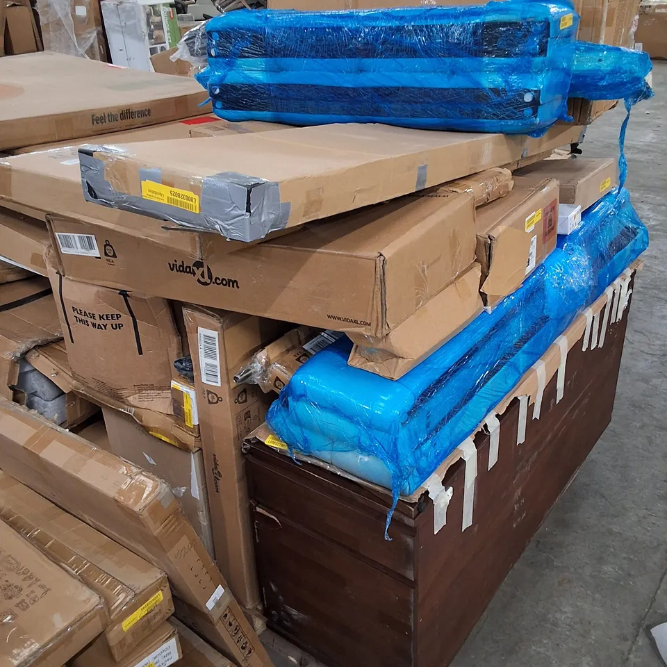 PALLET CONTAINING ASSORTED FLATPACK FURNITURE PARTS 