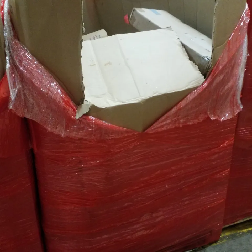 PALLET CONTAINING ASSORTED PRODUCTS INCLUDING HEATED THROW, 22" MONITOR, TOILET SEAT, CAMPING DOME TENT & LITTLE CHEF PLAY KITCHEN