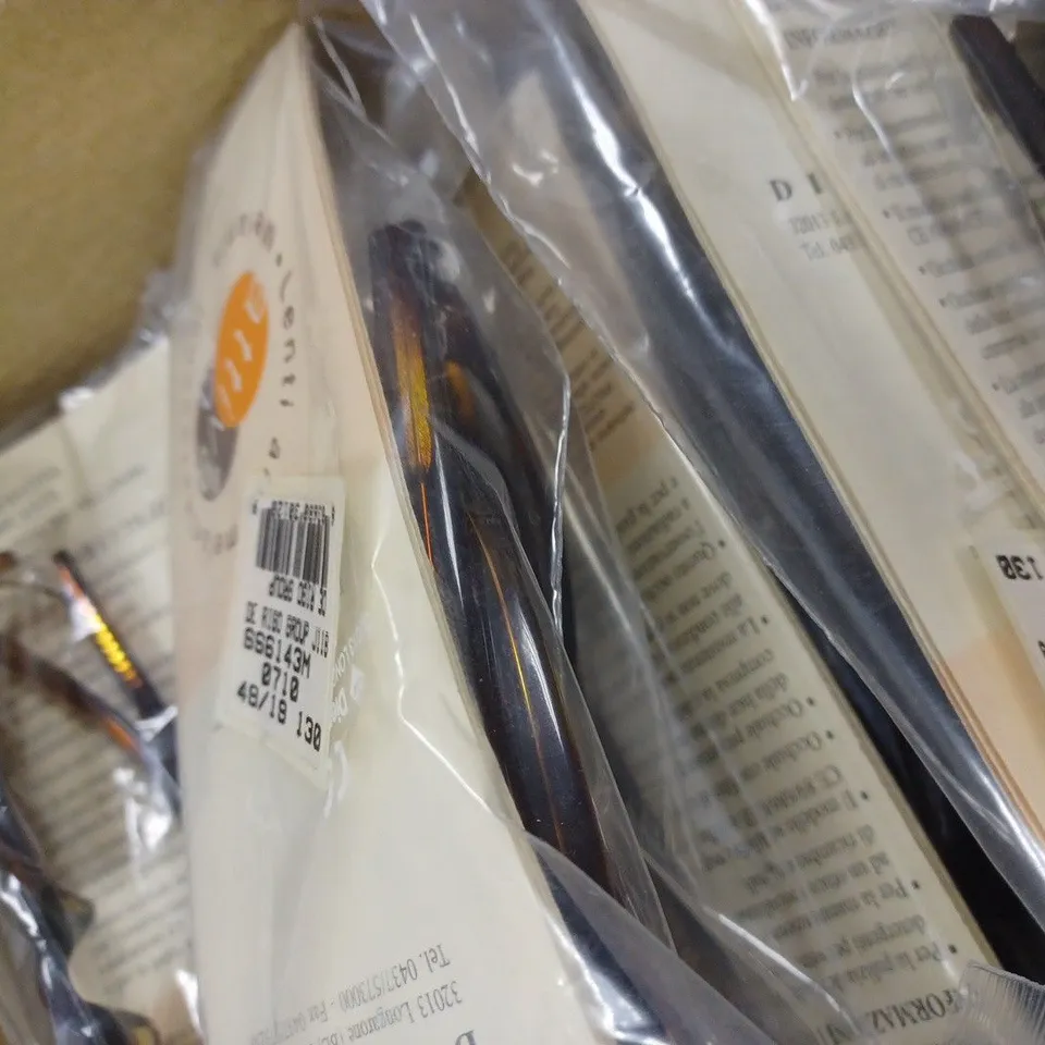 BOX OF APPROX 10 PAIRS OF STING BROWN 6143M SUNGLASSES 