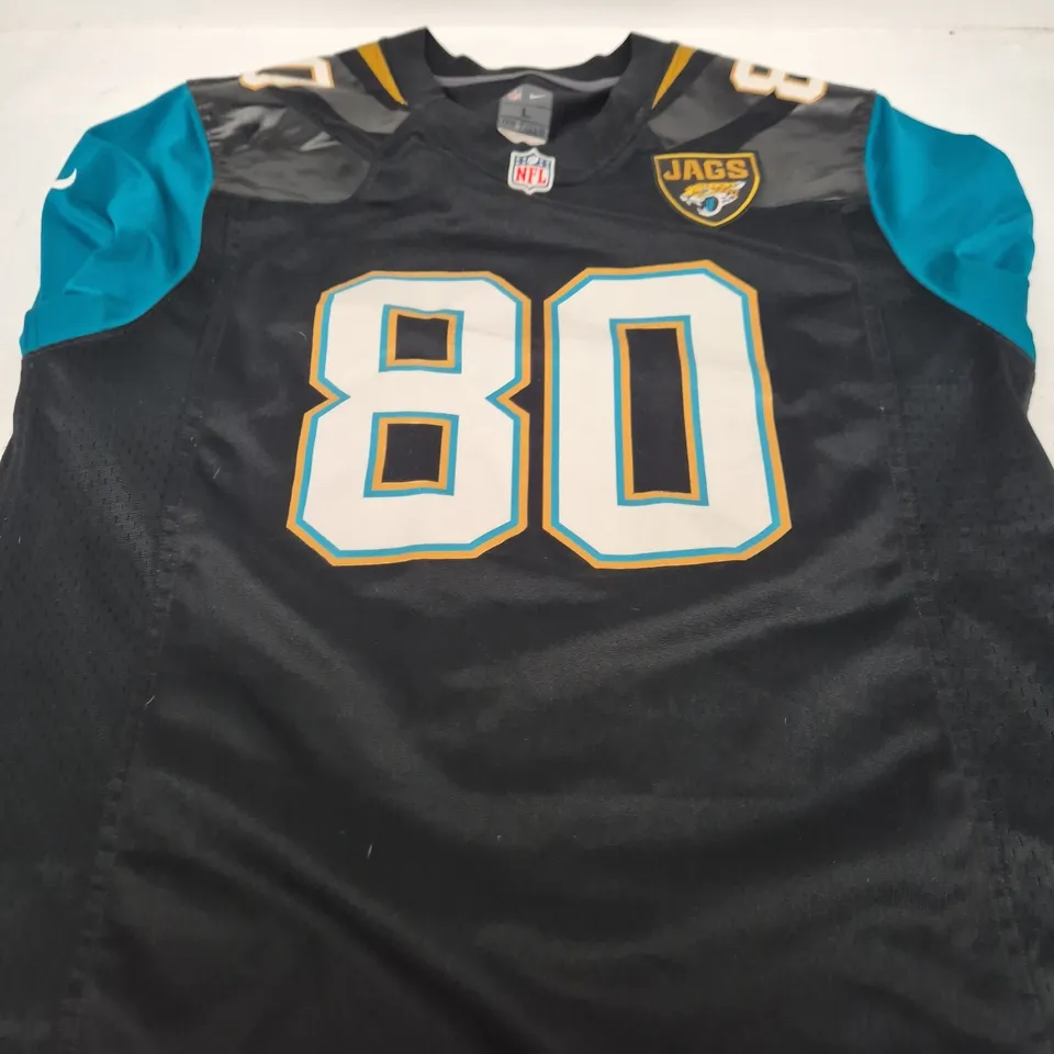 JACKSONVILLE JAGUARS NFL FOOTBALL JERSEY – THOMAS #80 - SIZE L