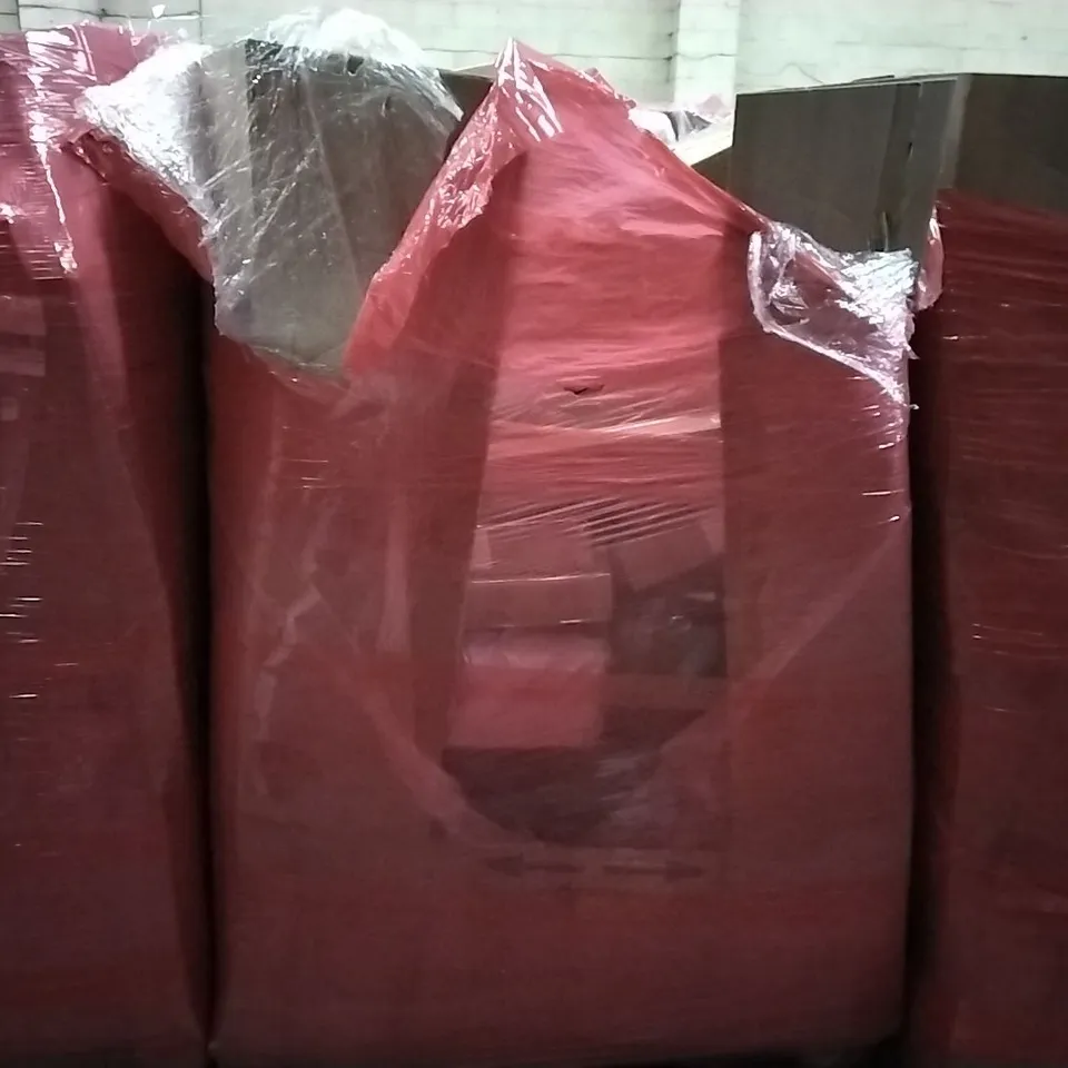 PALLET OF HOUSEHOLD ITEMS TO INCLUDE LED. NEON LIGHTS, BADMINTON RACKETS VACUUM STANDS AND FOLDING SACK TROLLIES ECT 