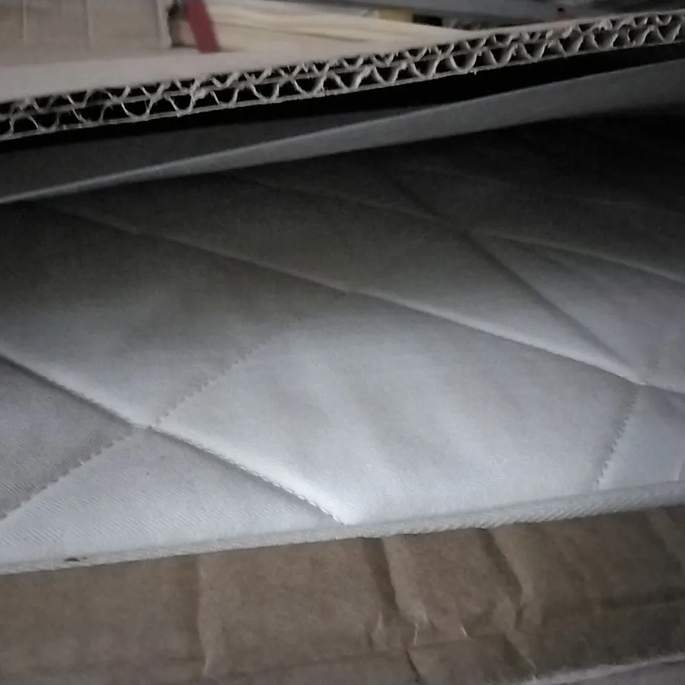 BOXED THIN WHITE SINGLE MATTRESS 