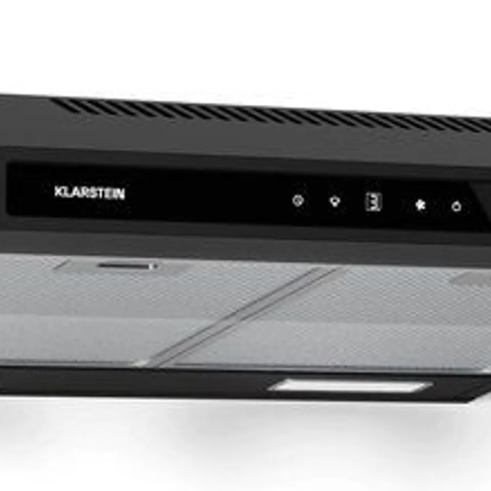 KLARSTEIN PURISTA FORCE EXTRACTOR HOOD - WALL-MOUNTED EXTRACTOR HOOD - 60 CM - 400 M³/H - DUAL 2X60 W MOTORS - LED TOUCH PANEL - LED LIGHTING - CHARCOAL FILTER - CEE C - BLACK