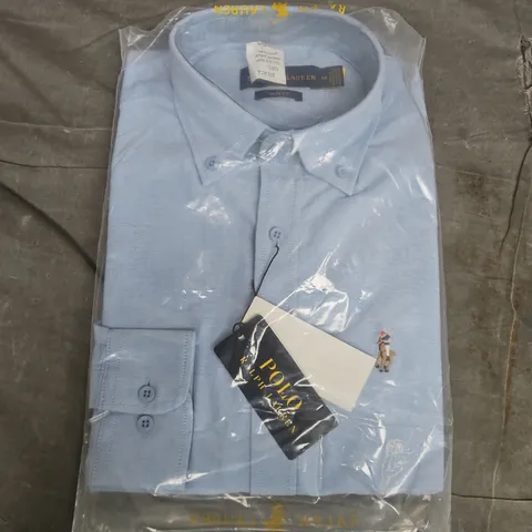 BAGGED POLO RALPH LAUREN SHIRT IN LIGHT BLUE - MEDIUM