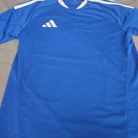 ADIDAS BLUE SPORTS JERSEY - SIZE L