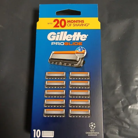 GILLETTE PROGLIDE RAZOR BLADE REFILLS – BOX OF 10 CARTRIDGES