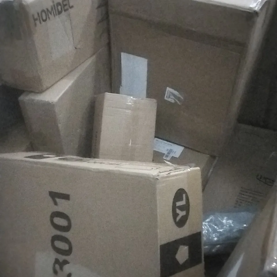 PALLET OF ASSORTED ITEMS INCLUDING PAXCESS PRESSURE WASHER, STOREMIC FLOATING SHELF, HOMIDEC WHEELED TROLLEY AND SINGLE POLE CLOTHES RACK