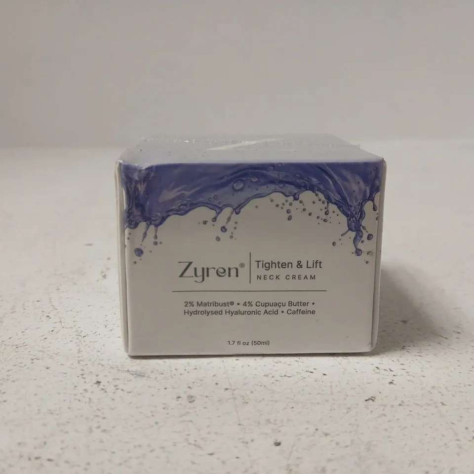 BOXED AND SEALED ZYREN TIGHTEN & LIFT NECK CREAM – 50ML