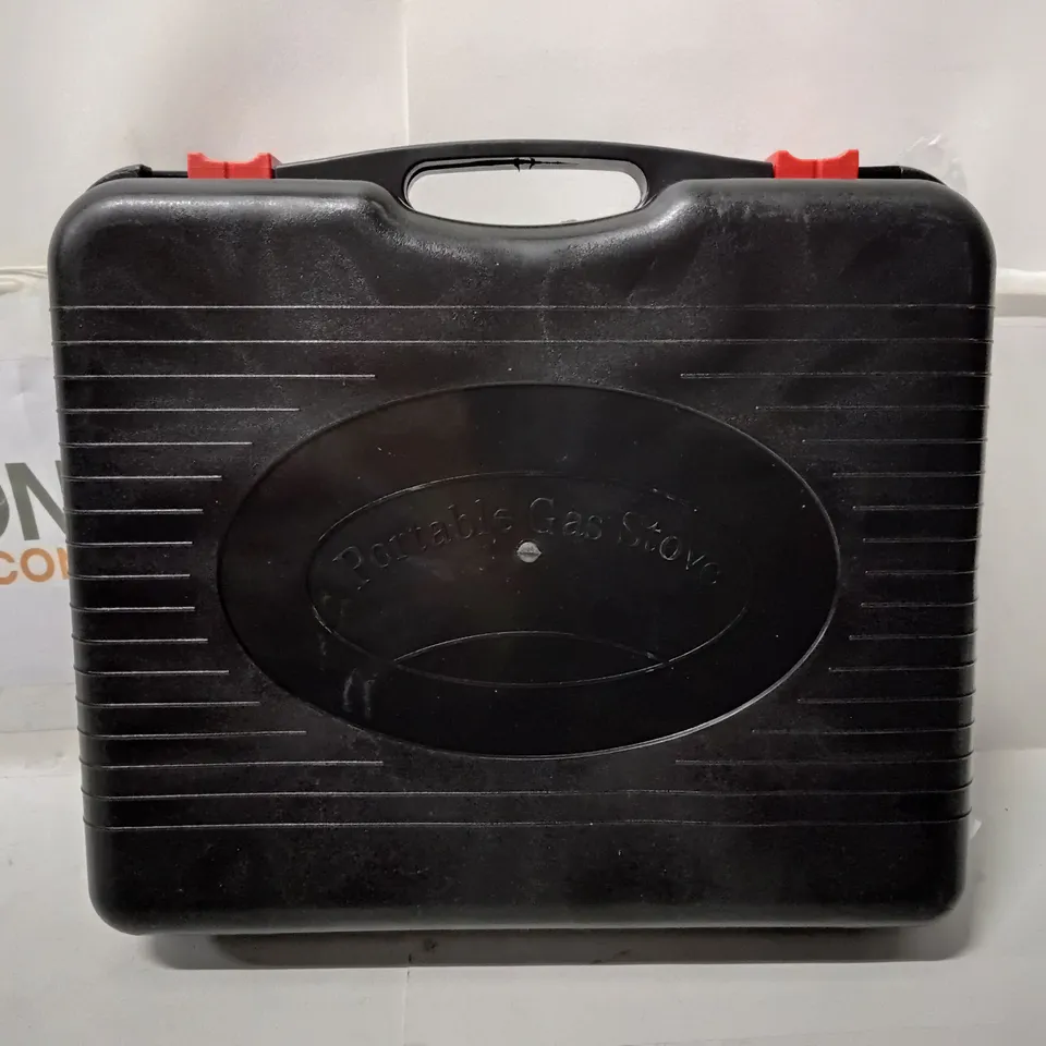 PORTABLE GAS STOVE – BLACK, IN CARRY CASE (ASPECT)