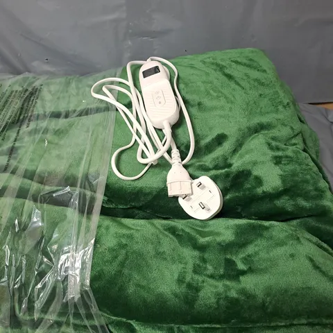 HOMESMART ELECTRIC HEATED BLANKET - GREEN